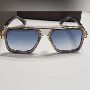 DITA Sunglasses LXN-EVO DTS403  Crystal Grey White Gold Blue Flash